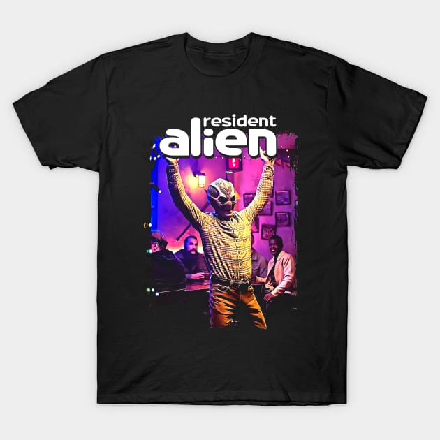 resident alien vintage T-Shirt by ernestbrooks